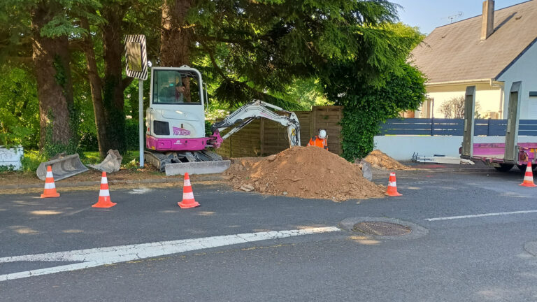 Enedis éclairage sentier
