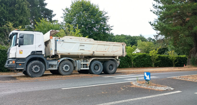20 tonnes de sable de canalisation